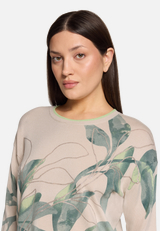 Strickpullover mit Print / Detailbild