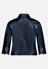 Blazer-Jacke mit Reißverschluss / Rückseite