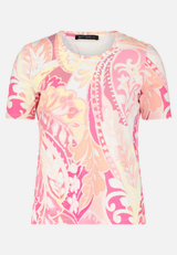 Basic Shirt mit Print / Vorderseite