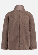 Outdoorjacke mit Plüsch / Rückseite