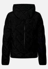 Leichte Steppjacke  mit Kapuze  / Rückseite