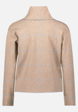 Strickpullover mit Lurexfaden / Rückseite