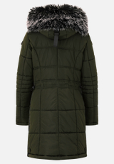 Steppjacke mit Kapuze / Rückseite