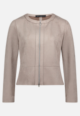 Taillierter  Blazer mit Reißverschluss  / Vorderseite