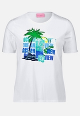 Basic Shirt mit Aufdruck / Vorderseite
