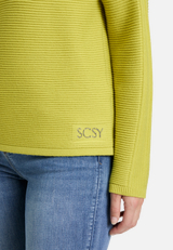 Strickpullover unifarben / Detailbild