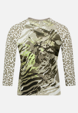 Shirtjacke mit Rippenstruktur / Rückseite