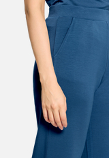 Sweathose Wideleg mit elastischem Bund / Detailbild
