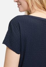 Plisseekleid kurzarm / Detailbild