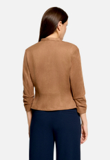 Blazer-Jacke mit 3/4 Arm / Modellfoto Rückseite