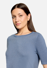 Sommerpullover kurzarm / Detailbild