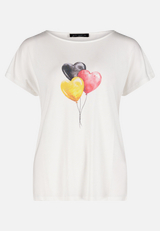 WM Fan Shirt mit U-Boot Ausschnitt  / Vorderseite