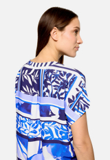 Longbluse mit Aufdruck / Detailbild
