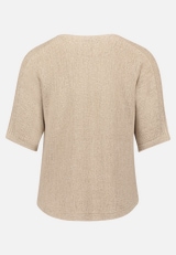 Strickpullover kurzarm / Rückseite