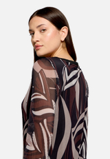 Langarm-Shirt mit Plissee / Detailbild