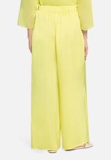 Marlene-Hose mit elastischem Bund / Modellfoto Rückseite