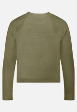Casual-Jacke mit Rippenstruktur / Rückseite