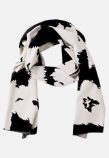 Basic-Schal mit Jacquard / Vorderseite
