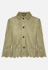 Blazer-Jacke mit Knöpfen / Vorderseite