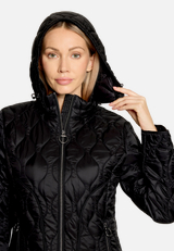 Outdoorjacke mit abnehmbarer Kapuze / Detailbild