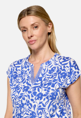 Casual-Shirt mit Bluseneinsatz / Detailbild