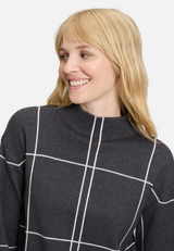 Strickpullover kariert / Detailbild