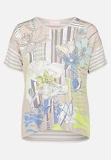 Casual-Shirt mit Ringel / Vorderseite