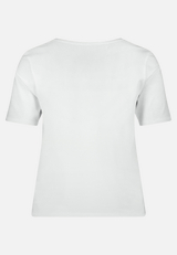 Basic Shirt mit Struktur / Rückseite