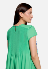 Plisseekleid kurzarm / Detailbild
