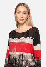 Casual-Shirt mit Gummizug / Detailbild