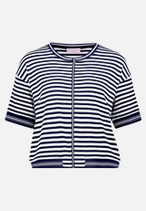 Shirtjacke mit Reißverschluss / Vorderseite