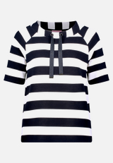 Sweatshirt mit Rippenstruktur / Vorderseite