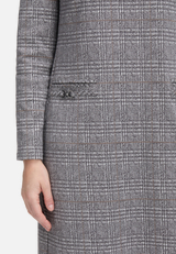 Sweatkleid mit Kragen / Detailbild