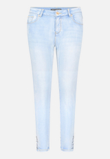 Basic-Jeans mit Waschung / Vorderseite