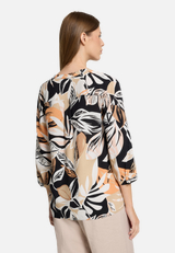 Schlupfbluse mit 3/4 Arm / Modellfoto Rückseite