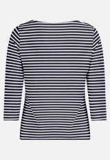 Basic Shirt mit Ringel / Rückseite