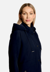 Outdoorjacke mit abnehmbarer Kapuze / Detailbild