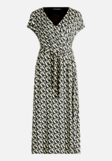 Jerseykleid mit V-Ausschnitt / Vorderseite