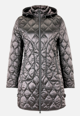Outdoorjacke mit abnehmbarer Kapuze / Vorderseite
