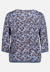 Leo-Shirt  mit Gummizug  / Rückseite