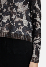 Grobstrick-Pullover mit Pailletten / Detailbild