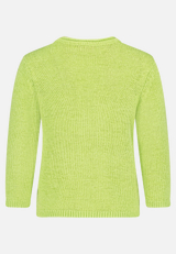 Strickpullover mit 3/4 Arm / Rückseite