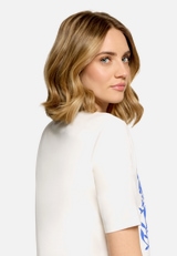 Basic Shirt mit Placement / Detailbild