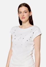 Casual-Shirt mit Rippenstruktur / Detailbild