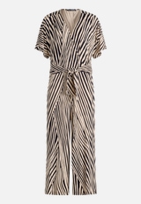 Jumpsuit mit Zebra-Print / Vorderseite