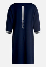 Jerseykleid mit 3/4 Arm / Rückseite