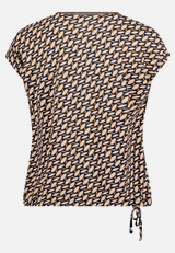 Print-T-Shirt mit Tunnelzug  / Rückseite