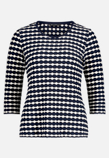 Basic Shirt mit Rundhalsausschnitt / Vorderseite