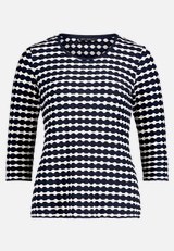 Basic Shirt mit Rundhalsausschnitt / Vorderseite