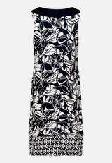 Wendekleid Mini mit U-Boot-Ausschnitt / Rückseite